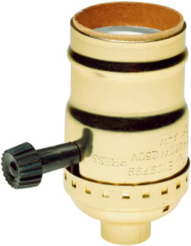 Brass/Metal Turnknob Lampholder