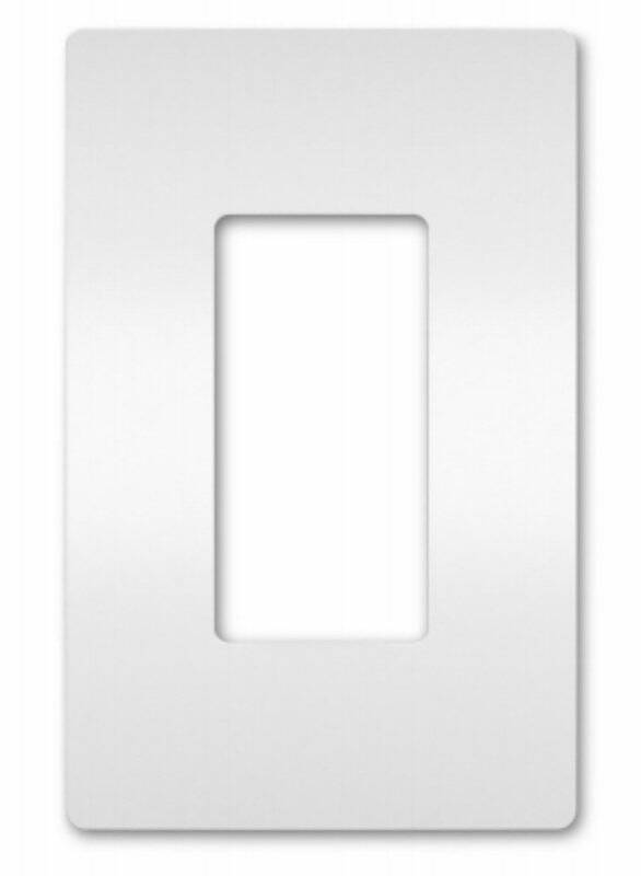 Microban® White Screwless Rocker Wall Plate 1 Microban® White Screwless Rocker Wall Plate