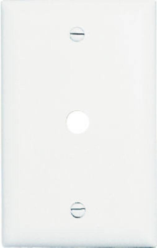 TradeMaster® White Telephone/Coax Cable Wall Plate 1 TradeMaster® White Telephone/Coax Cable Wall Plate