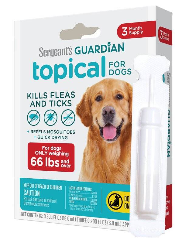 Sergeant’s GUARDIAN® Flea & Tick Topical for Dogs Over 66-Pounds