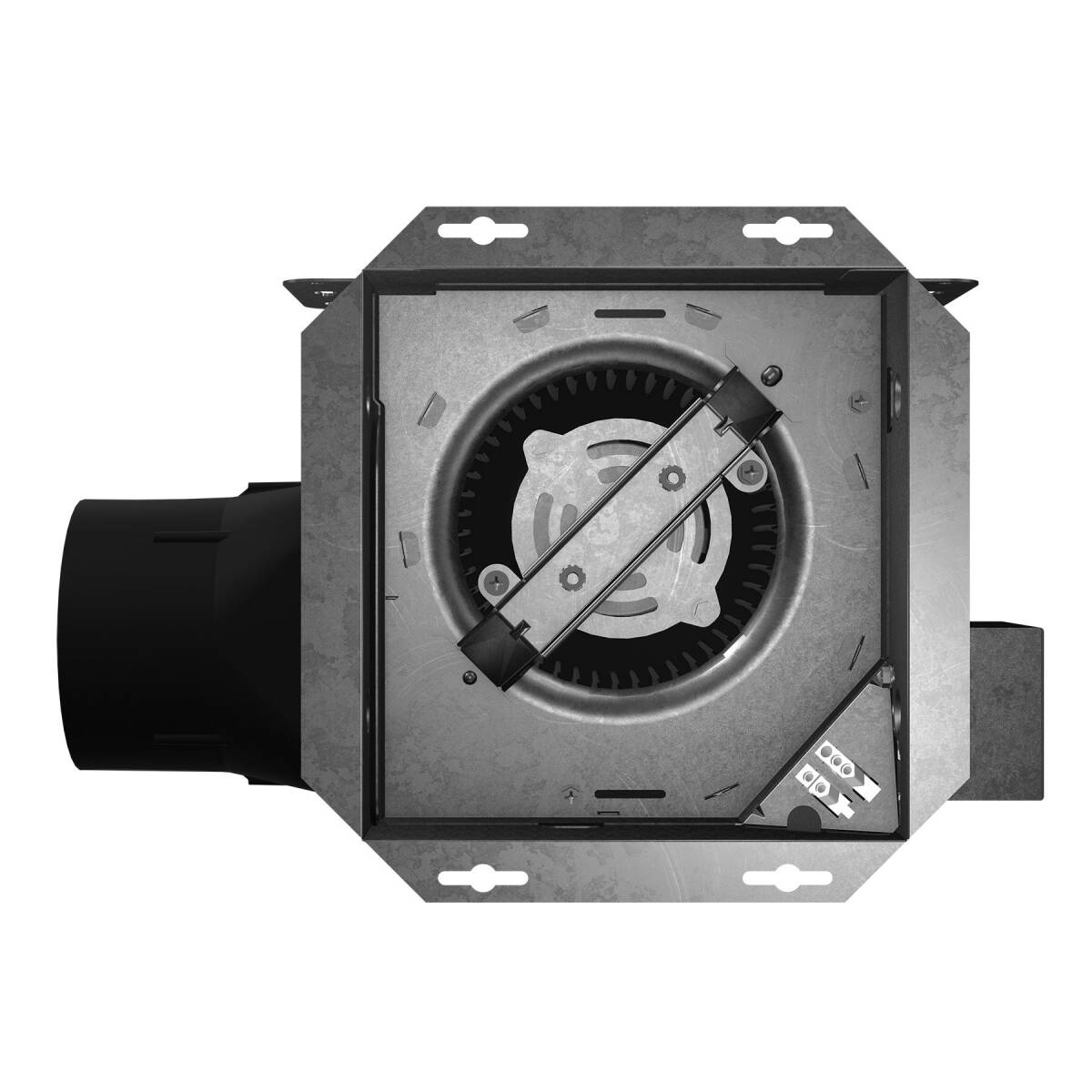 80 CFM 2.0 Sones NuTone® White Bath Fan With Light 4 80 CFM 2.0 Sones NuTone® White Bath Fan With Light