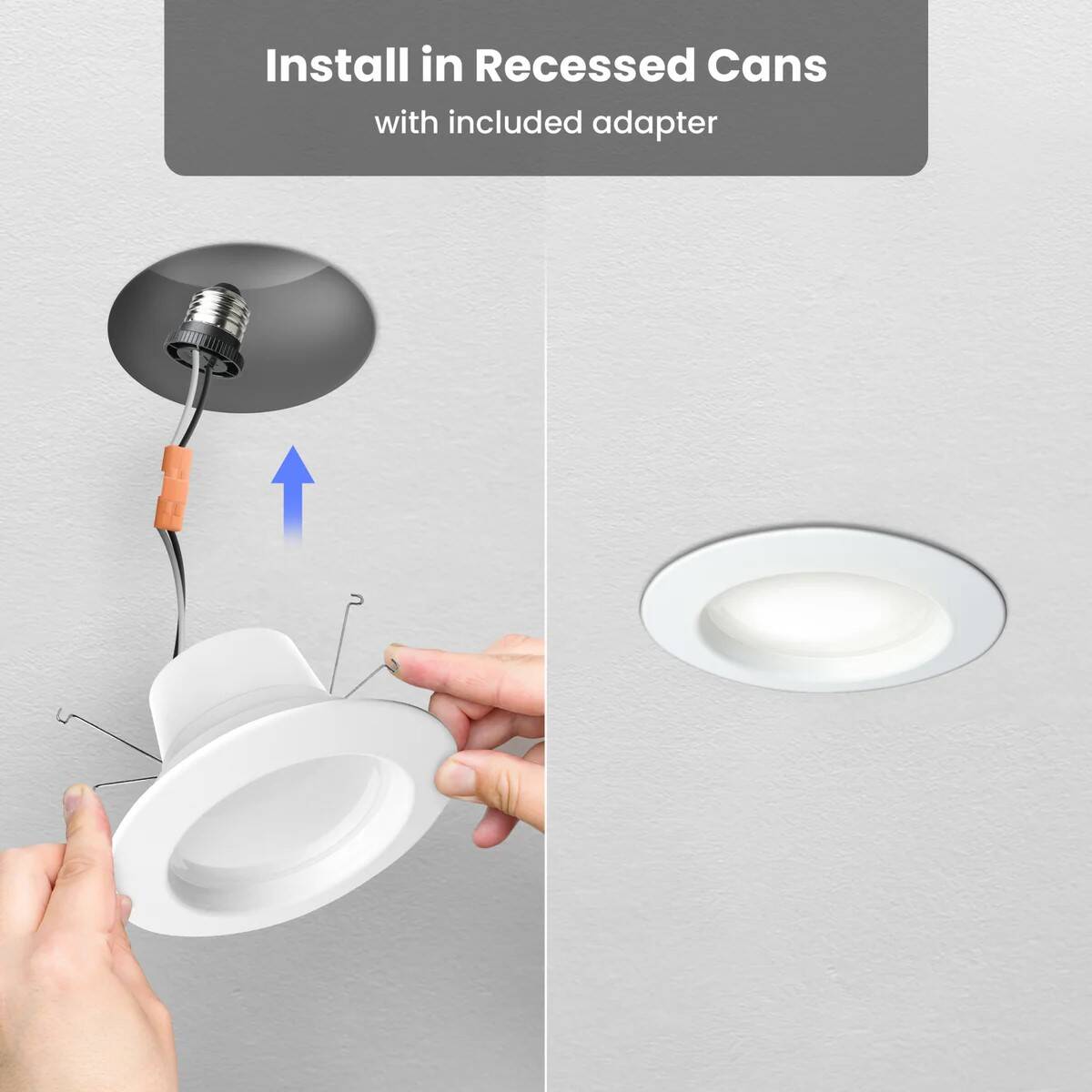 5-6-Inch LED 75-Watt Recessed Downlight Adjustable 5cct 5 5-6-Inch LED 75-Watt Recessed Downlight Adjustable 5cct