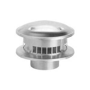 6-Inch Bird Proof Round Top, For Use With Gas Vent 1 6-Inch Bird Proof Round Top, For Use With Gas Vent