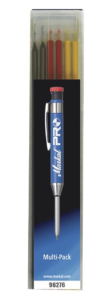 Markal Pro Silver Streak Welding Assorted Marker Refill 6-Pack