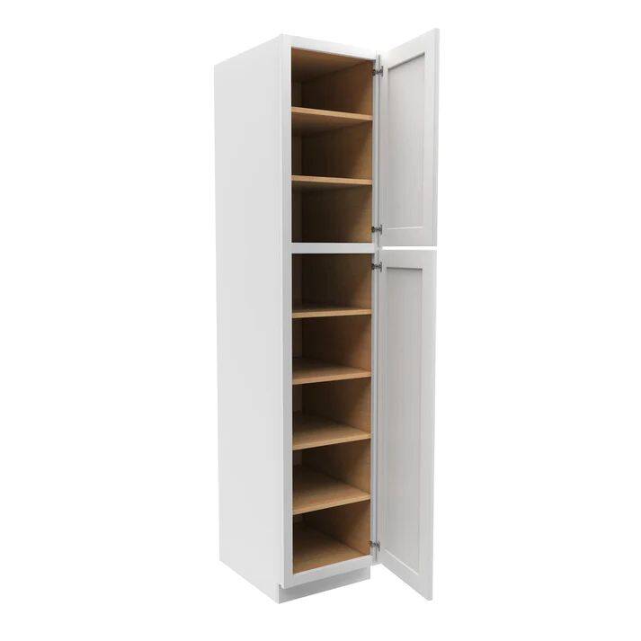 18-Inch X 84-Inch, Luxor, White, Utility Cabinet