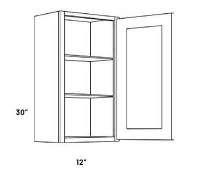 12-Inch X 30-Inch, Luxor, White, Wall Cabinet 2 12-Inch X 30-Inch, Luxor, White, Wall Cabinet