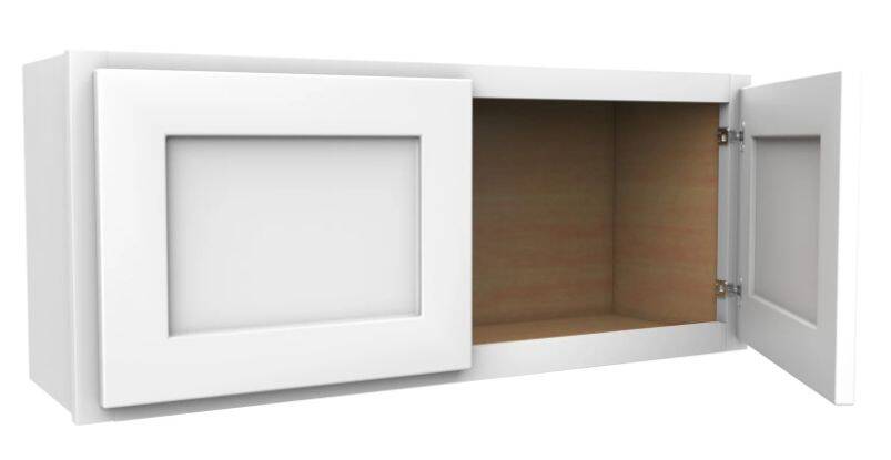 36-Inch X 15-Inch, Luxor, White, Wall Cabinet 1 36-Inch X 15-Inch, Luxor, White, Wall Cabinet