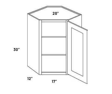 24-Inch X 30-Inch Luxor,White, Wall Corner 2 24-Inch X 30-Inch Luxor,White, Wall Corner