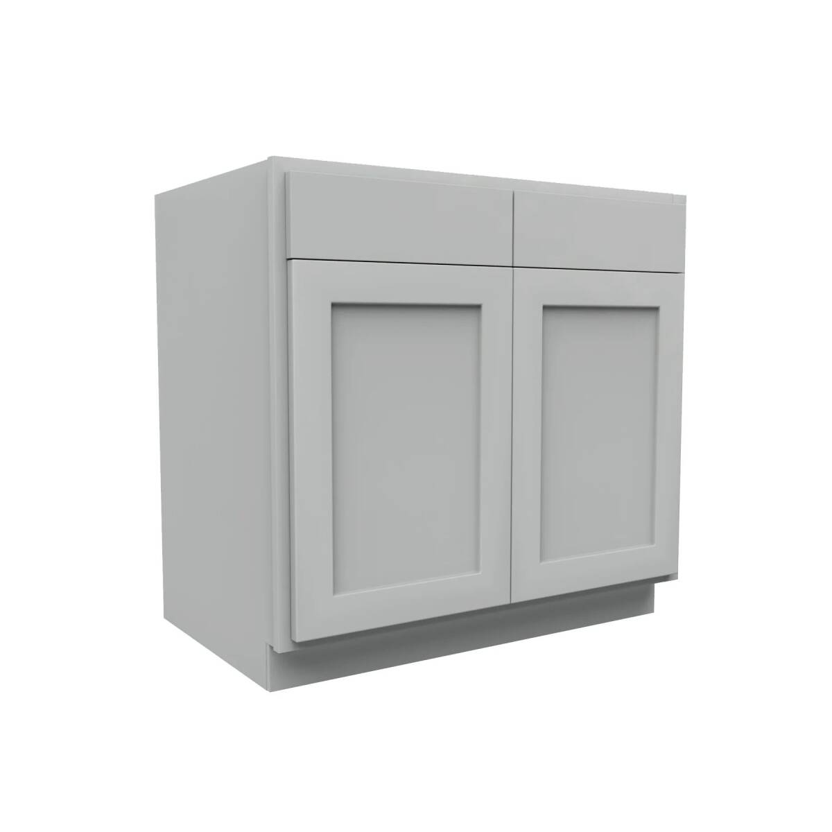 36-Inch, Luxor, Misty Grey, Sink Base Cabinet
