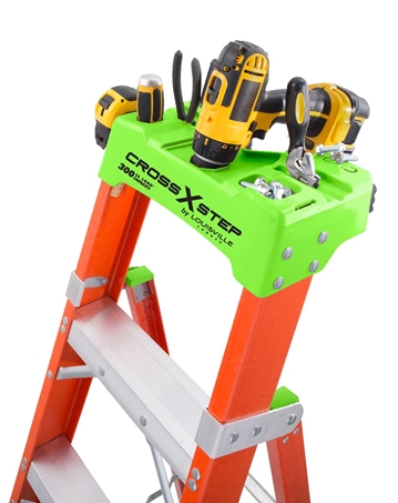 10-Foot Type IA Fiberglass Cross Step Ladder