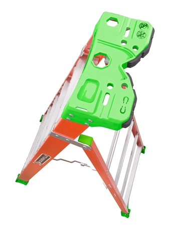 10-Foot Type IA Fiberglass Cross Step Ladder 10 10-Foot Type IA Fiberglass Cross Step Ladder