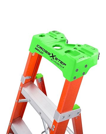 10-Foot Type IA Fiberglass Cross Step Ladder 11 10-Foot Type IA Fiberglass Cross Step Ladder