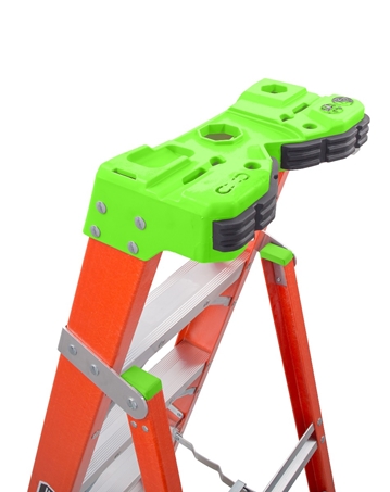 10-Foot Type IA Fiberglass Cross Step Ladder 2 10-Foot Type IA Fiberglass Cross Step Ladder