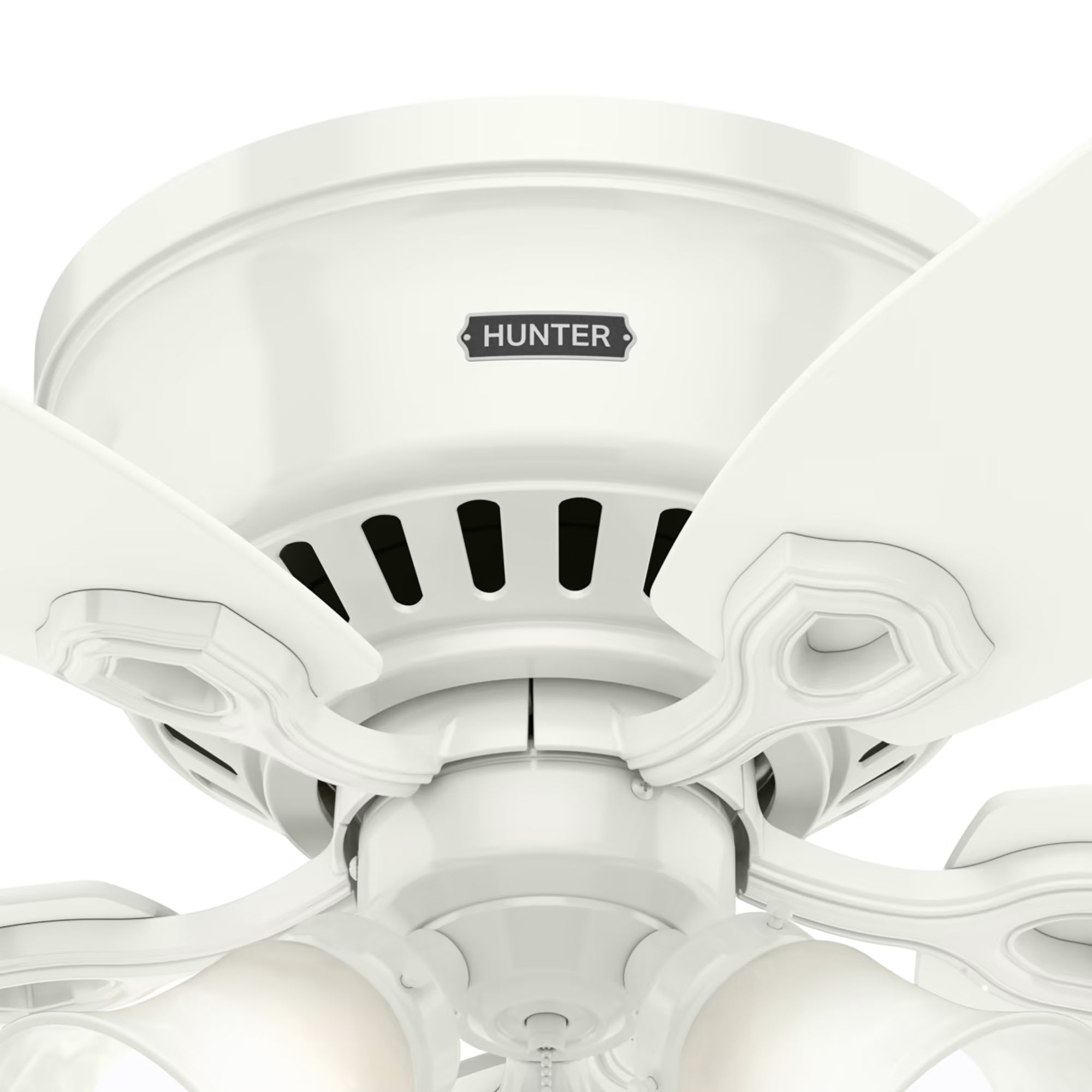 Builder Low Profile 52-Inch Snow White Indoor LED 5-Blade Ceiling Fan 10 Builder Low Profile 52-Inch Snow White Indoor LED 5-Blade Ceiling Fan