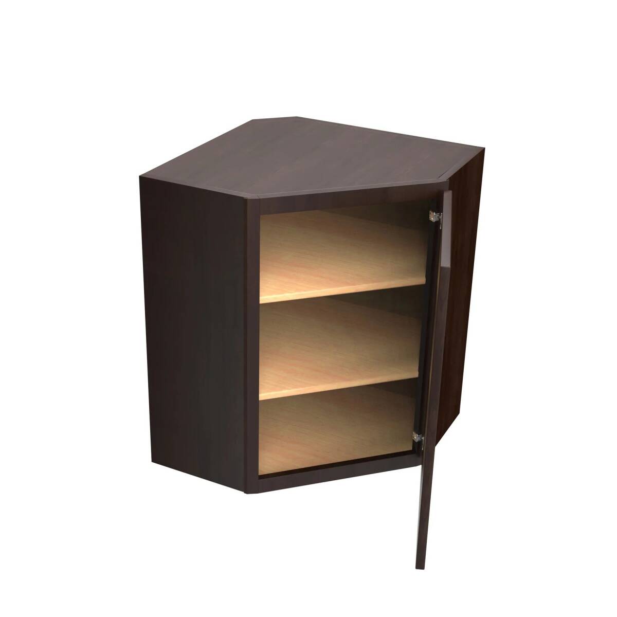 24-Inch X 30-Inch, Luxor, Espresso, Corner Wall Cabinet 4 24-Inch X 30-Inch, Luxor, Espresso, Corner Wall Cabinet