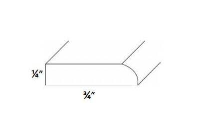 96-Inch, Luxor Espresso Scribe Molding