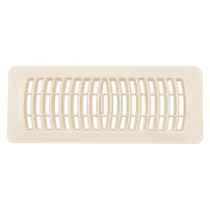 13-1/4-Inch X 5-1/3-Inch, Almond, Polystyrene, Floor Register, With 12-InchX 4-Inch Duct Opening, 2 13-1/4-Inch X 5-1/3-Inch, Almond, Polystyrene, Floor Register, With 12-InchX 4-Inch Duct Opening,