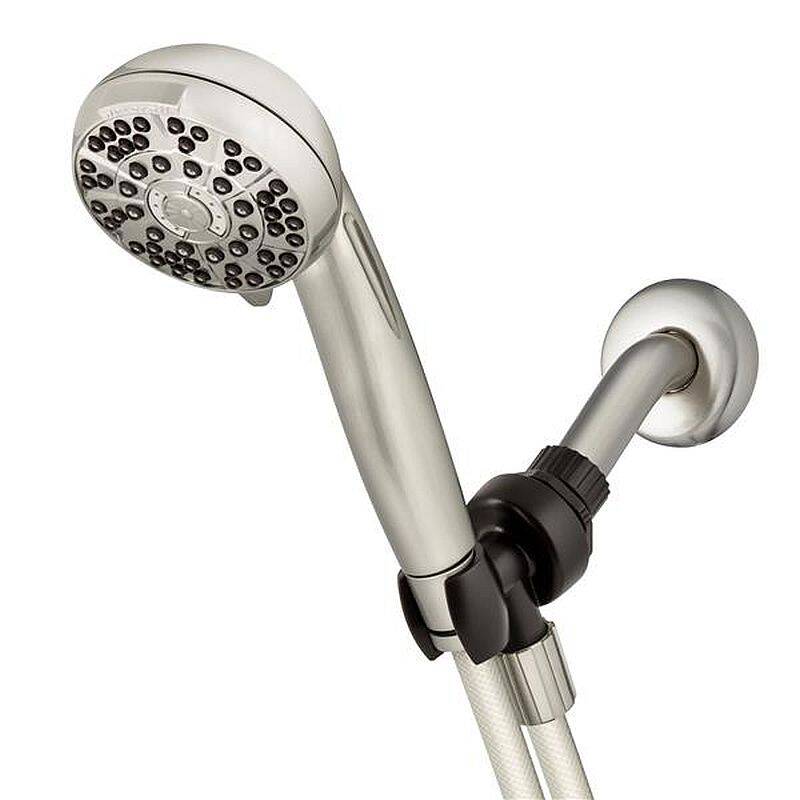 Brushed Nickel Powerpulse Massage Hand Held Shower Head 3 Brushed Nickel Powerpulse Massage Hand Held Shower Head