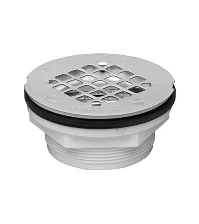 2-Inch PVC No-Caulk Shower Drain 1 2-Inch PVC No-Caulk Shower Drain