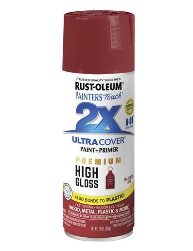12-Ounce Painters Touch 2X High Gloss Majestic Red 2 12-Ounce Painters Touch 2X High Gloss Majestic Red