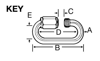 Stainless Steel Quick Link 3/8 Inch 1 Stainless Steel Quick Link 3/8 Inch