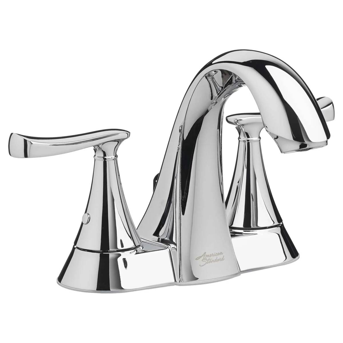 Chatfield® Chrome Two-Handle Bathroom Faucet, 4-Inch Centerset