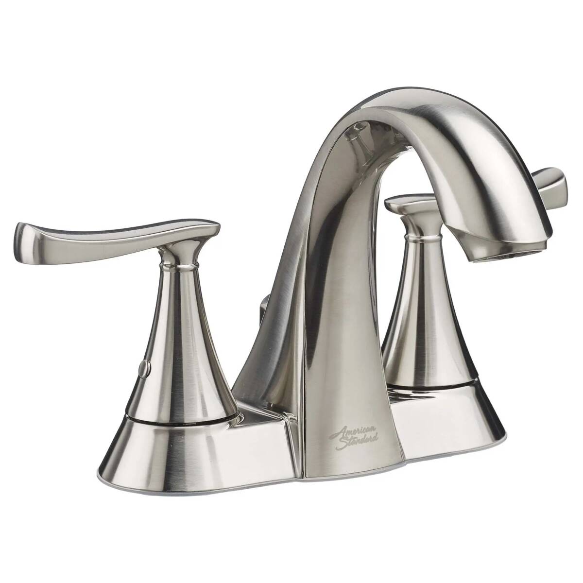 Chatfield® Brushed Nickel Two-Handle Bathroom Faucet, 4-Inch Centerset
