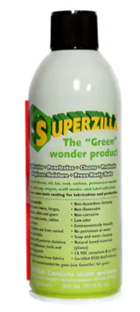 Superzilla The Green Wonder Product To Lubricate, Penetrate, Clean And Protect, Aerosol Penetrating Oil 2 Superzilla The Green Wonder Product To Lubricate, Penetrate, Clean And Protect, Aerosol Penetrating Oil