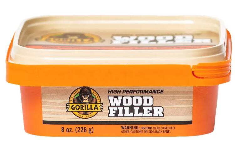 8-Ounce Tub Odorless To Mile Liquid Paste Wood Filler In Tan 2 8-Ounce Tub Odorless To Mile Liquid Paste Wood Filler In Tan