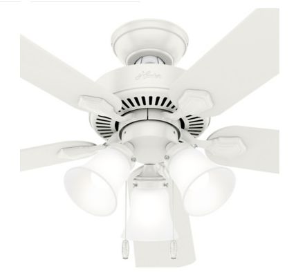 Swanson 52-Inch Fresh White Indoor LED 5-Blade Ceiling Fan 1 Swanson 52-Inch Fresh White Indoor LED 5-Blade Ceiling Fan