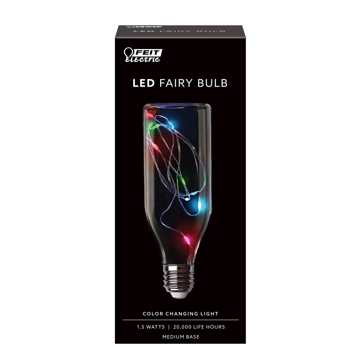 1.5-Watt Bottle E26-Medium Color Changing Non-Dimmable Fairy LED Light, 1-Pack