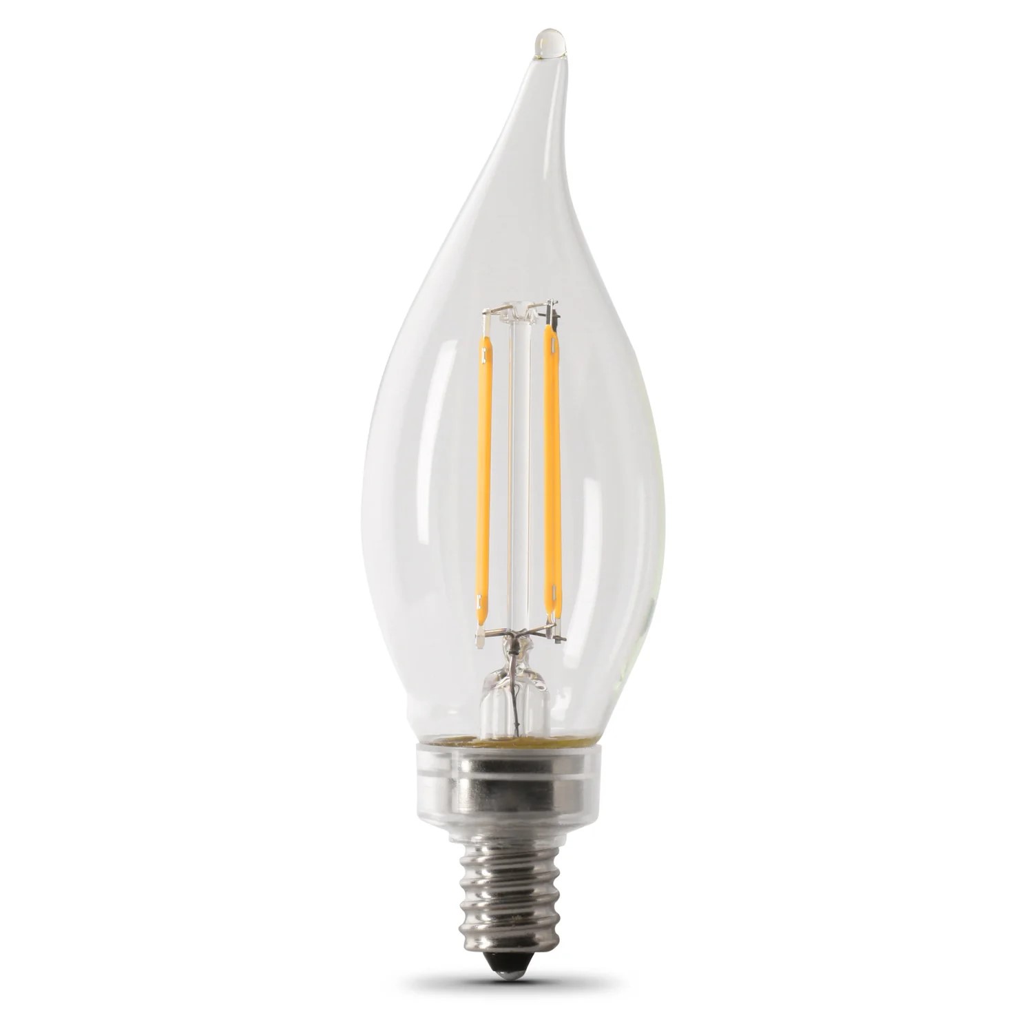 Enhance® Filament 100-Watt Equivalent BA10 E12-Candelabra Soft White Dimmable LED Light Bulb, 2-Pack 2 Enhance® Filament 100-Watt Equivalent BA10 E12-Candelabra Soft White Dimmable LED Light Bulb, 2-Pack
