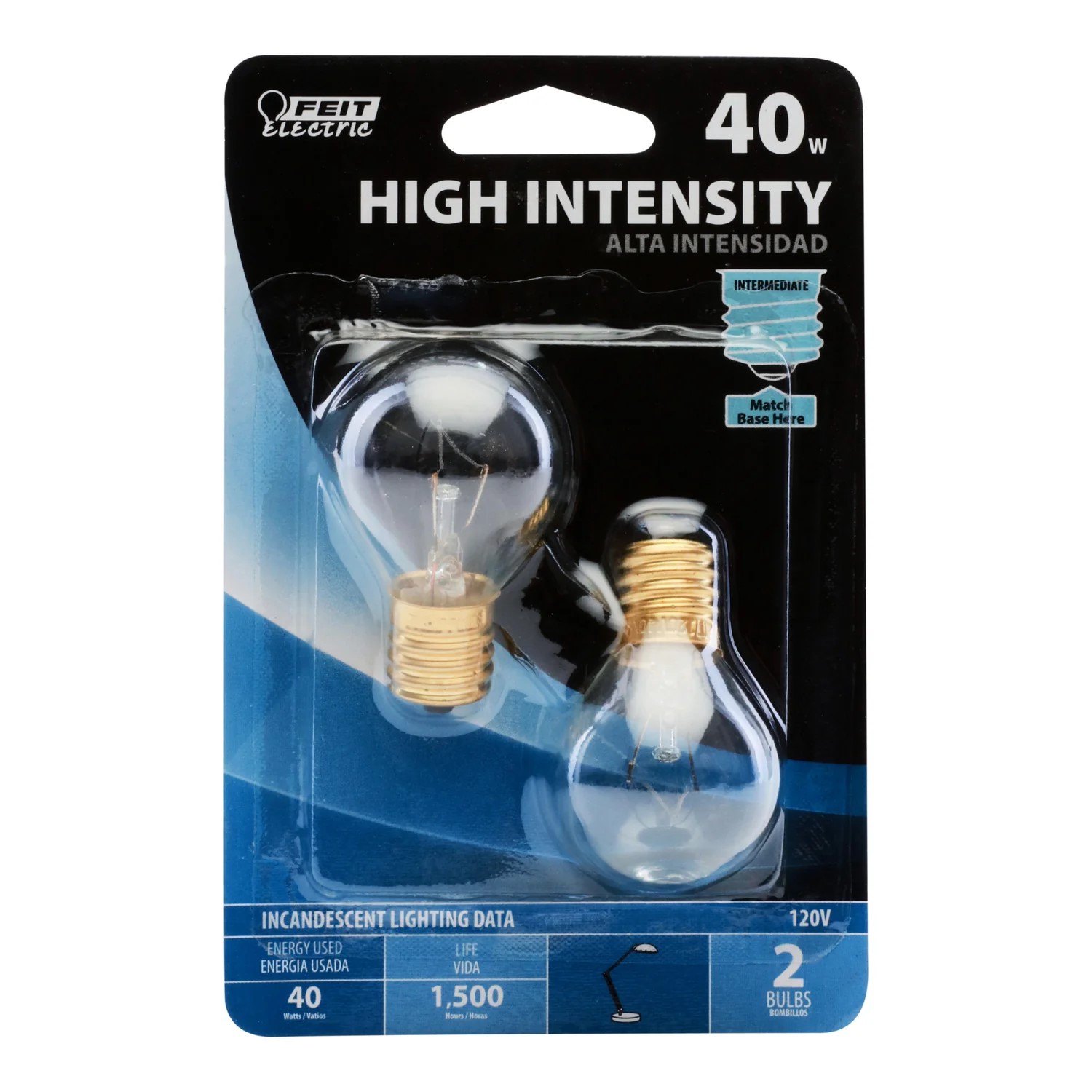 40-Watt S11 E17-Intermediate Soft White Dimmable High Intensity Incandescent Bulb, 2-Pack 1 40-Watt S11 E17-Intermediate Soft White Dimmable High Intensity Incandescent Bulb, 2-Pack