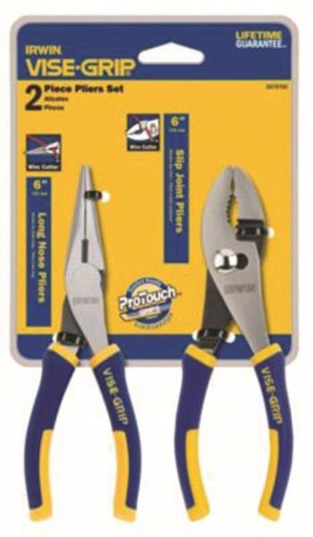 ProPlier Set With Slip Joint And Long Nose Pliers, 2-Piece 1 ProPlier Set With Slip Joint And Long Nose Pliers, 2-Piece