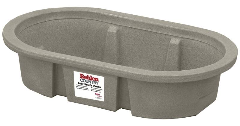 2-Foot X 1-Foot X 4-Foot 50-Gallon Granite Tan Polyurethane Round End Stock/Sheep Tank 1 2-Foot X 1-Foot X 4-Foot 50-Gallon Granite Tan Polyurethane Round End Stock/Sheep Tank