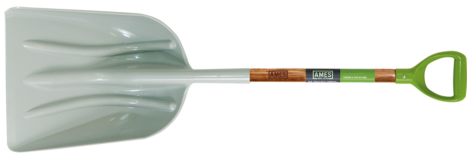 46-1/2-Inch Poly Scoop Shovel With Hardwood Handle And Poly D-Grip 6 46-1/2-Inch Poly Scoop Shovel With Hardwood Handle And Poly D-Grip