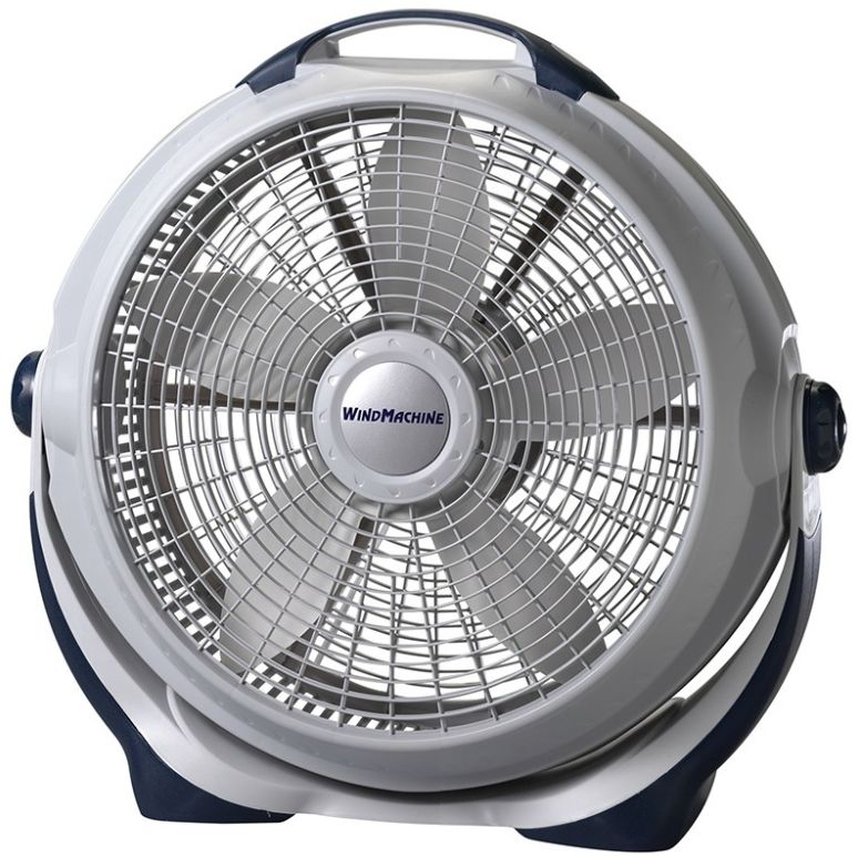 20-Inch Wind Machine Gray 3-Speed Floor Fan 3 20-Inch Wind Machine Gray 3-Speed Floor Fan