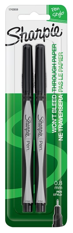 Black Fine Point Permanent Marker