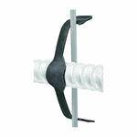 Black Steel Armored Cable Hanger Clip