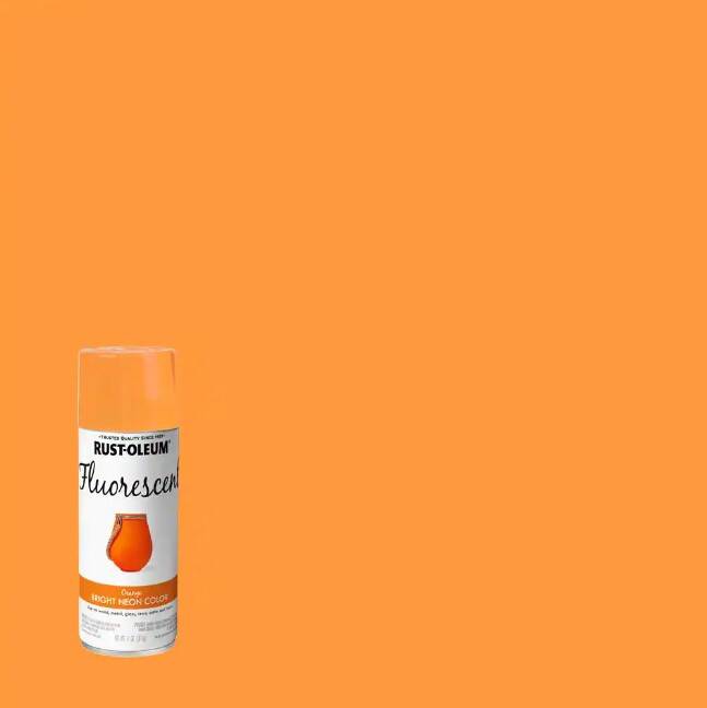 11-Ounce Fluorescent Orange Spray Paint