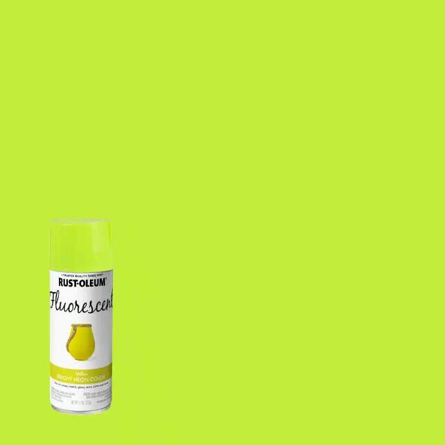 11-Ounce Fluorescent Yellow Spray Paint