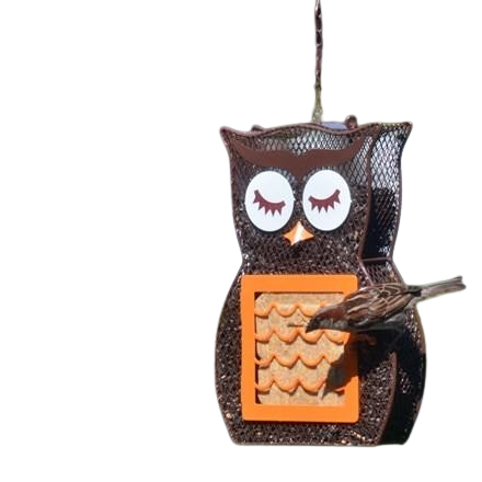 Owl Suet 'n Seed Bird Feeder