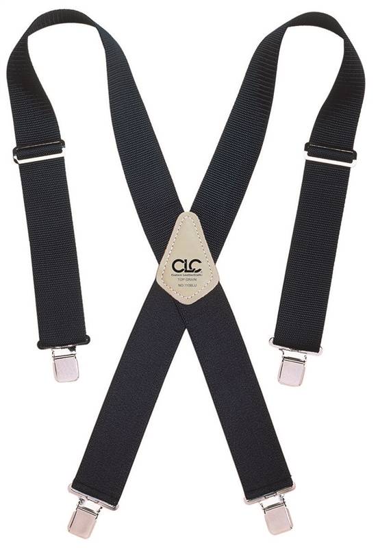 Blue Heavy Duty Suspenders, 2 in W