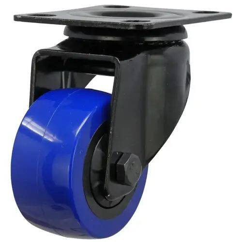 2-Inch Blue Thermoplastic Polyurethane Swivel Caster 1 2-Inch Blue Thermoplastic Polyurethane Swivel Caster
