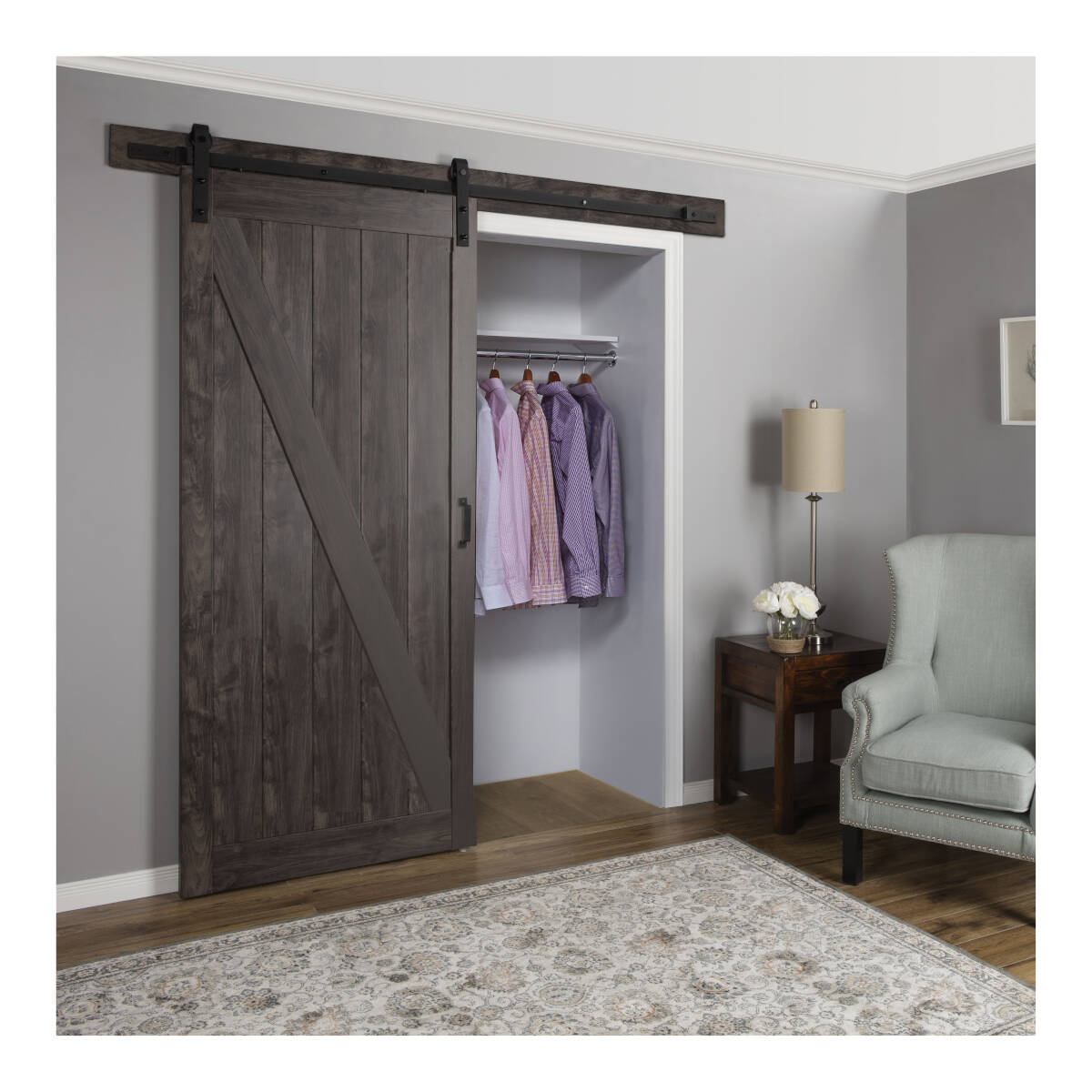 36 x 84 x 1-3/8-Inch Thick Iron Age Barn Door