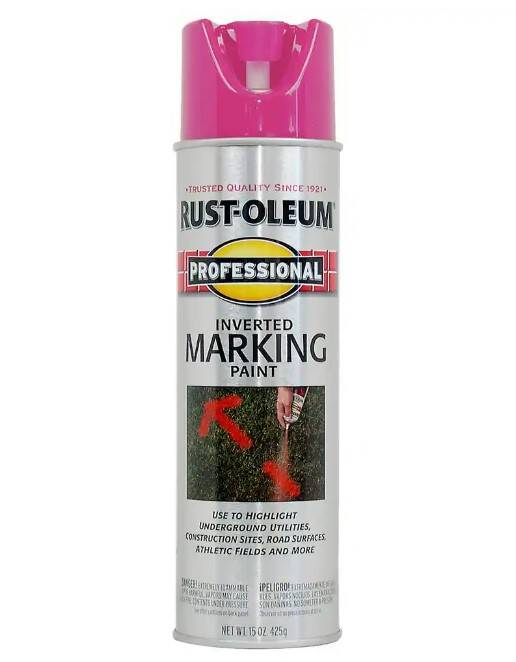 Pink Fluorescent Flat Marking Spray Paint 15-Ounce 2 Pink Fluorescent Flat Marking Spray Paint 15-Ounce