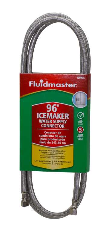 Connector Ice Maker 96-Inch 1/4-Inch 1 Connector Ice Maker 96-Inch 1/4-Inch