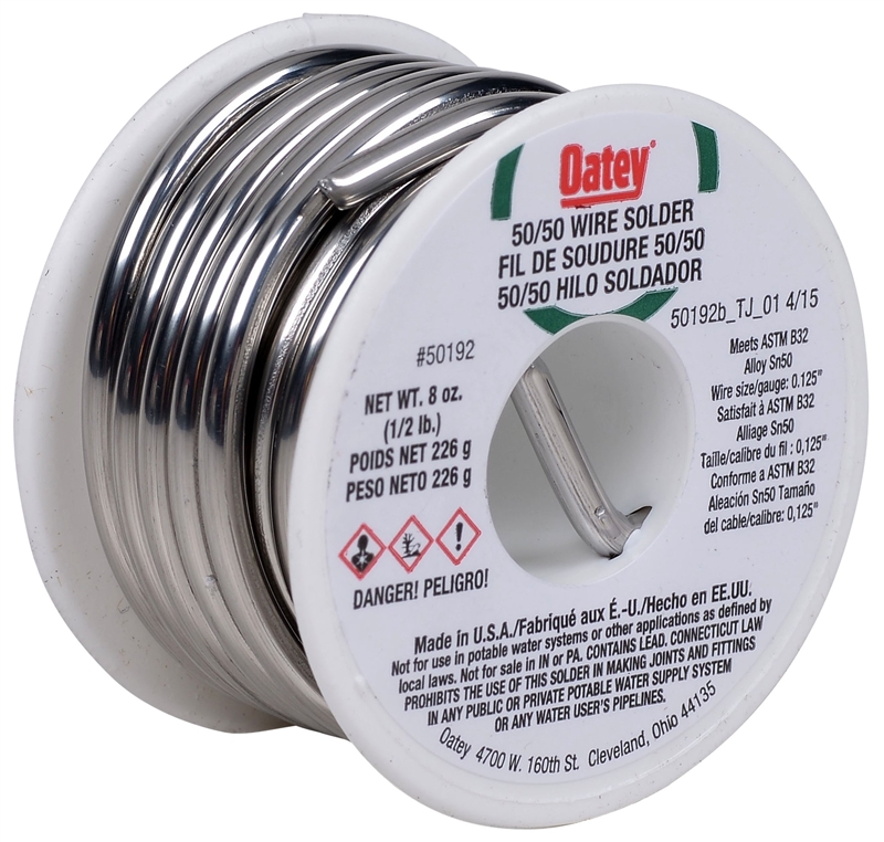 1/2-Pound Silver Gray Solid Wire Solder 2 1/2-Pound Silver Gray Solid Wire Solder