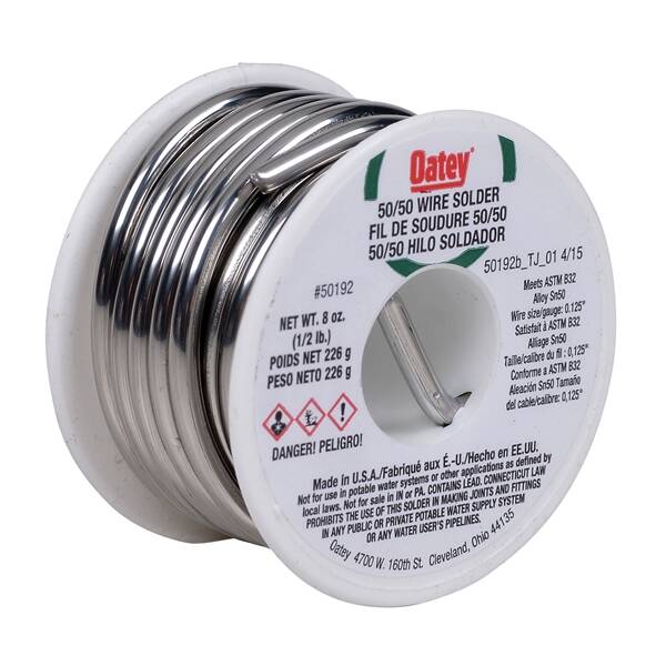 1/2-Pound Silver Gray Solid Wire Solder 3 1/2-Pound Silver Gray Solid Wire Solder