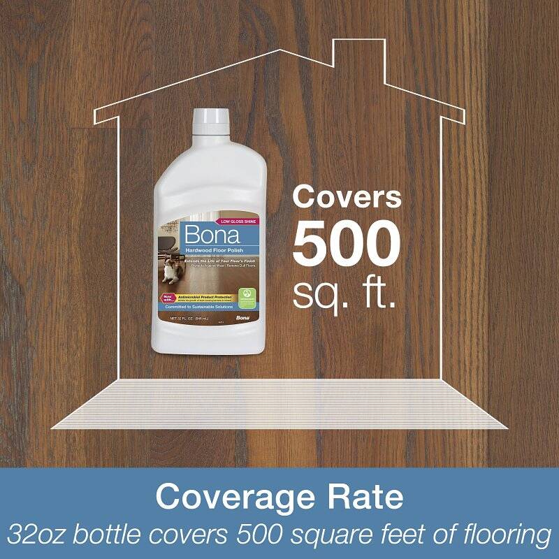 32-Fl. Oz. Low Gloss, Hardwood Floor Polish 3 32-Fl. Oz. Low Gloss, Hardwood Floor Polish